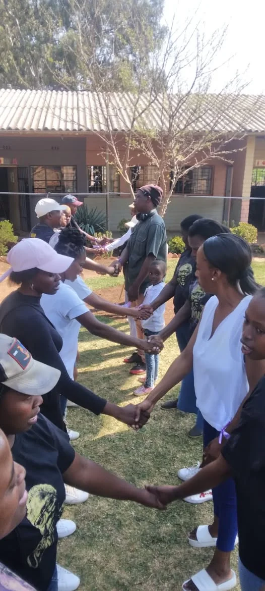 Group discussion during a community meeting